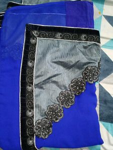 Elegant Blue Saree