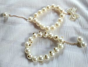 Elegant Pearl Beaded Bracelets – Set of 2