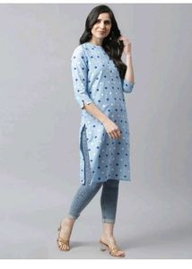 Blue Printed Kurti