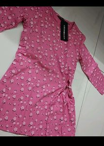 Pink Top And Ethihad Eyemask