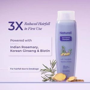Naturali Anti Hairfall Shampoo 💜