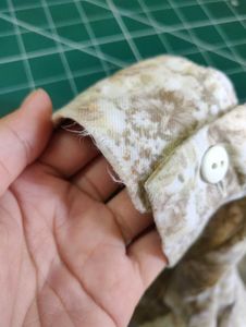 Beige flowery shirt