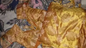 3saree combo with stiched blouse