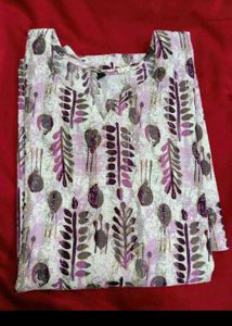 Elegant Purple Kurta Set