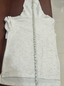 Trendy Fashionable Men&#39;s Cream Full Sleeve Hoodie