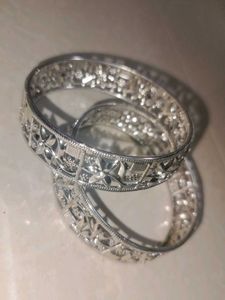 Silver Bangle Set