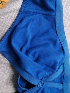 Blue Support Bra