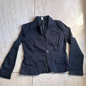 Black Casual Blazer