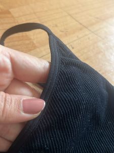 Cute Ribbled Bralette Top