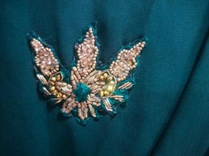 Elegant Emerald Green Long Flowy Dress! Like New!!