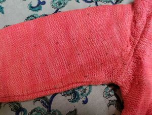 Cute Bunny and blue green striped sweater