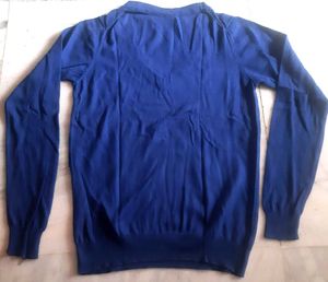 Royal Blue Colour Woolen Sweater