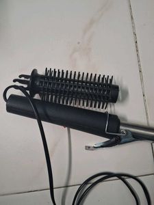 Curling Iron with Brush Attachment