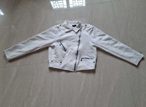 *NEW *Classic zipper suede biker jacket