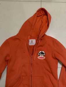 Orange Paul Frank Orignal Hoodie