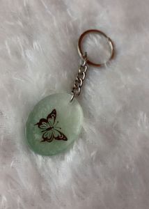 Resin Butterfly Keychain