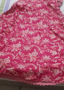 Cotton Anarkali Kurta With Dupatta For Daily Use