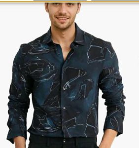 NEW RARE RABBIT Abstract Printed Casual ShirT