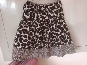 Floral Print Skirt