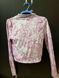 Printed Cropped Jacket
