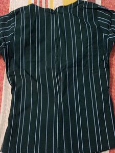 Dark Green Women Top