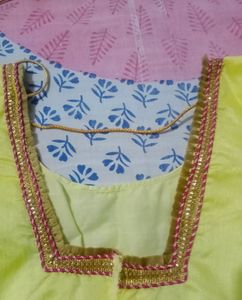Yellow designer Blouse