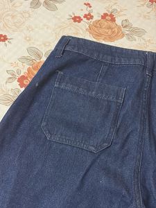 Wide Leg Denim Culottes