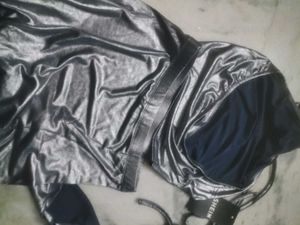 Metallic Silver Two-Piece Set