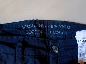 Mens Cargo Blue Pants