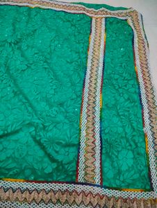 Green elegant Saree