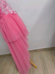 Pink Lace &amp; Tulle Party Dress