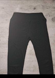 Gym Jet Black Tights For Workout