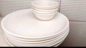 White Plate and Bowl Set 10 Each
