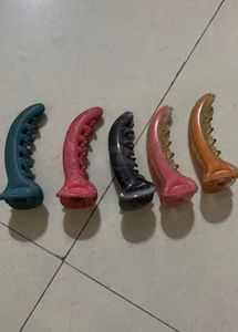 Colorful Hair Claw Clips - Set of 6