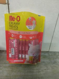 Me-O Creamy Treats Crab Flavor