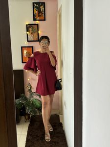 Maroon Dress Size M