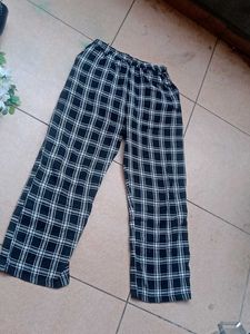 Checkered Casual Pants