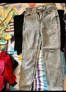 Bershka Women ripped jeans