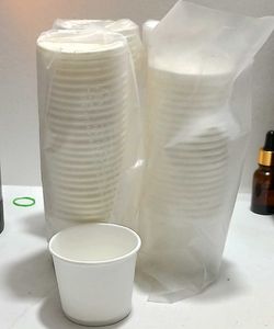 Small White Paper Cup Pack Of 100