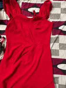 Hot red dress