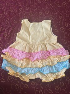 Cute Bunny Ruffle Romper