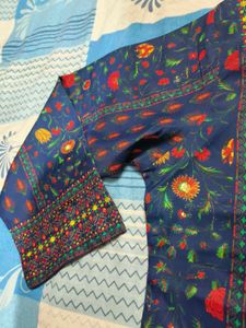 Floral Print Short Kurti