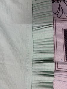 Mint Green Pleated Skirt