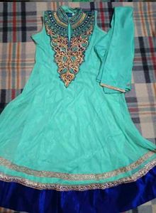 Combo Pack 2 Heavy Work Anarkali Kurti Set