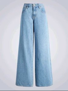 ICE BLUE super Wide Leg Baggy Jeans