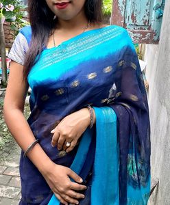 Georgette saree  🌍