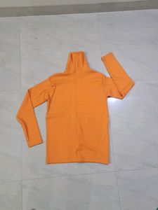 Orange Turtleneck - Long Sleeve