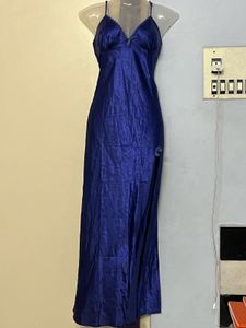 Pintrest Silky Blue Gown