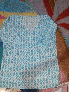 Paisley Print Tunic Top