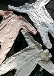 Baby Girl Sleepsuits Cotton (3)